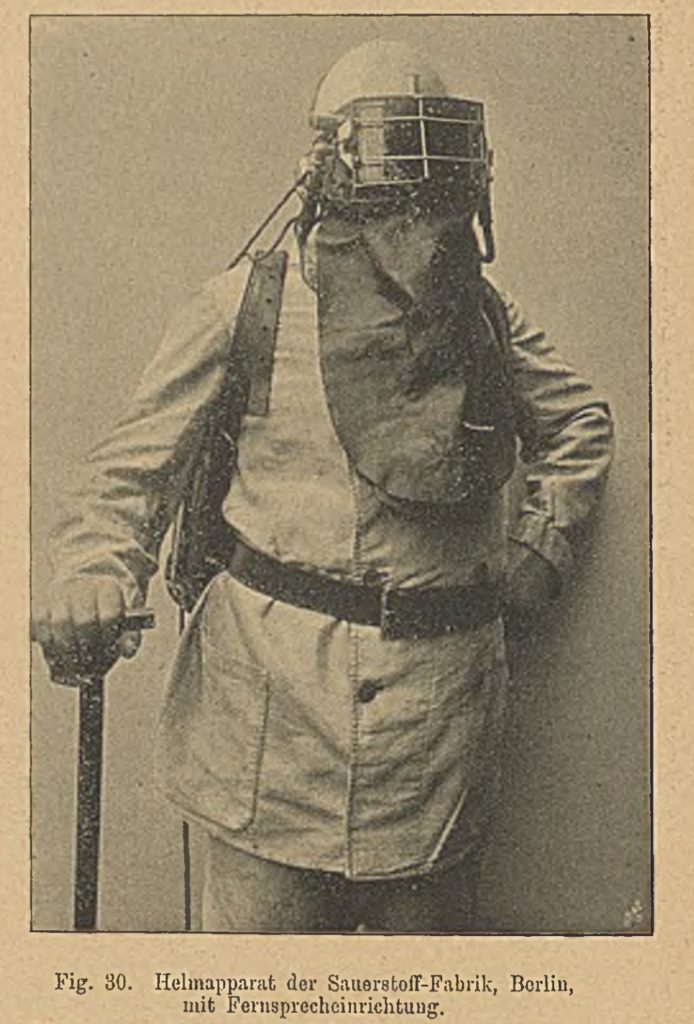 Sauerstoff-fabrik Berllin Helmapparat 1903