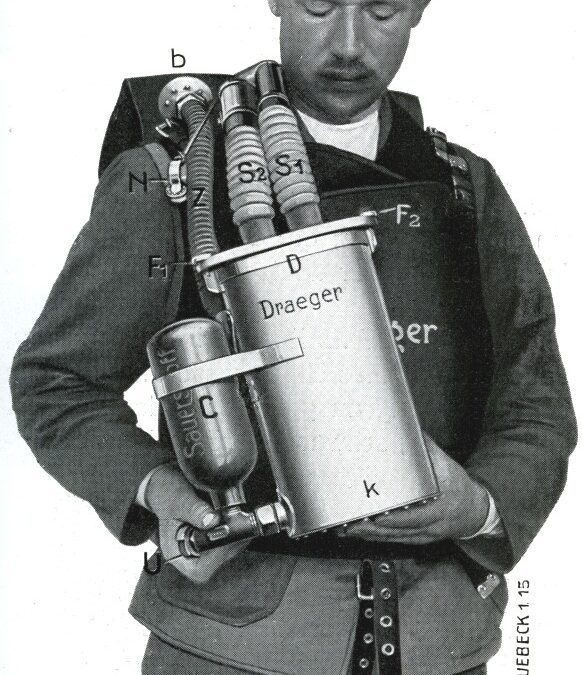 1913-1915 Dräger Badetauchretter