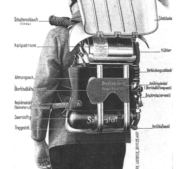 1924 Dräger Bergbaugerät Modell 1924